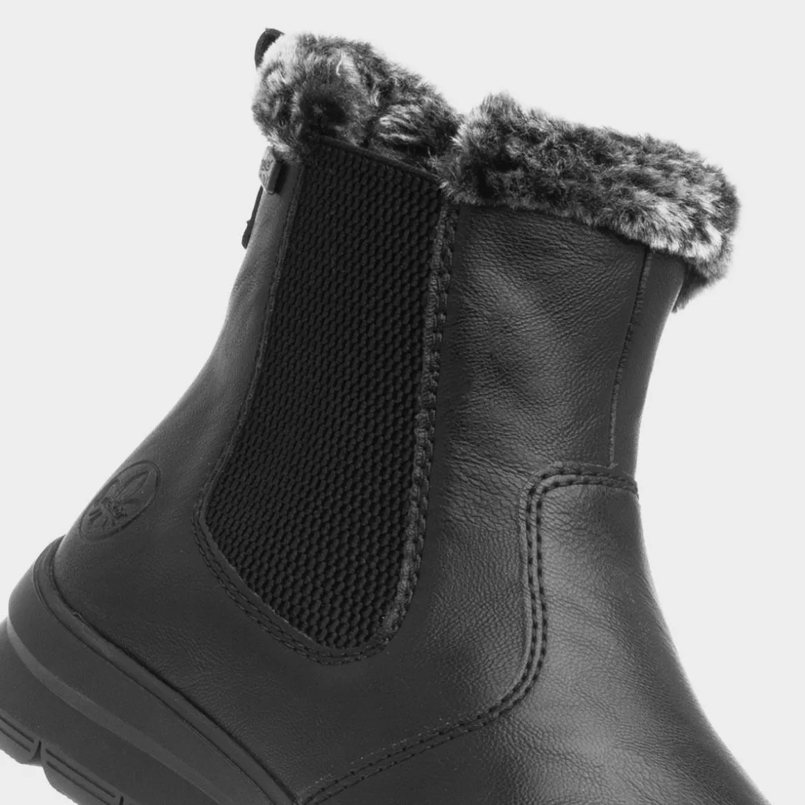 Rieker Antistress Womens Black Wedge Chelsea Boot