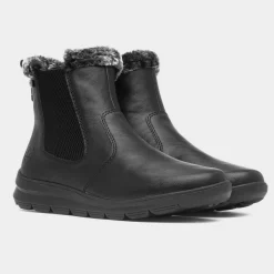 Rieker Antistress Womens Black Wedge Chelsea Boot
