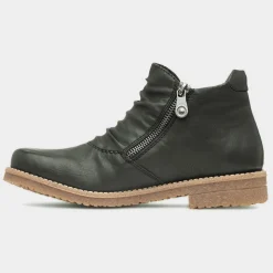Rieker Antistress Womens Dark Green Ankle Boot