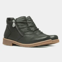 Rieker Antistress Womens Dark Green Ankle Boot