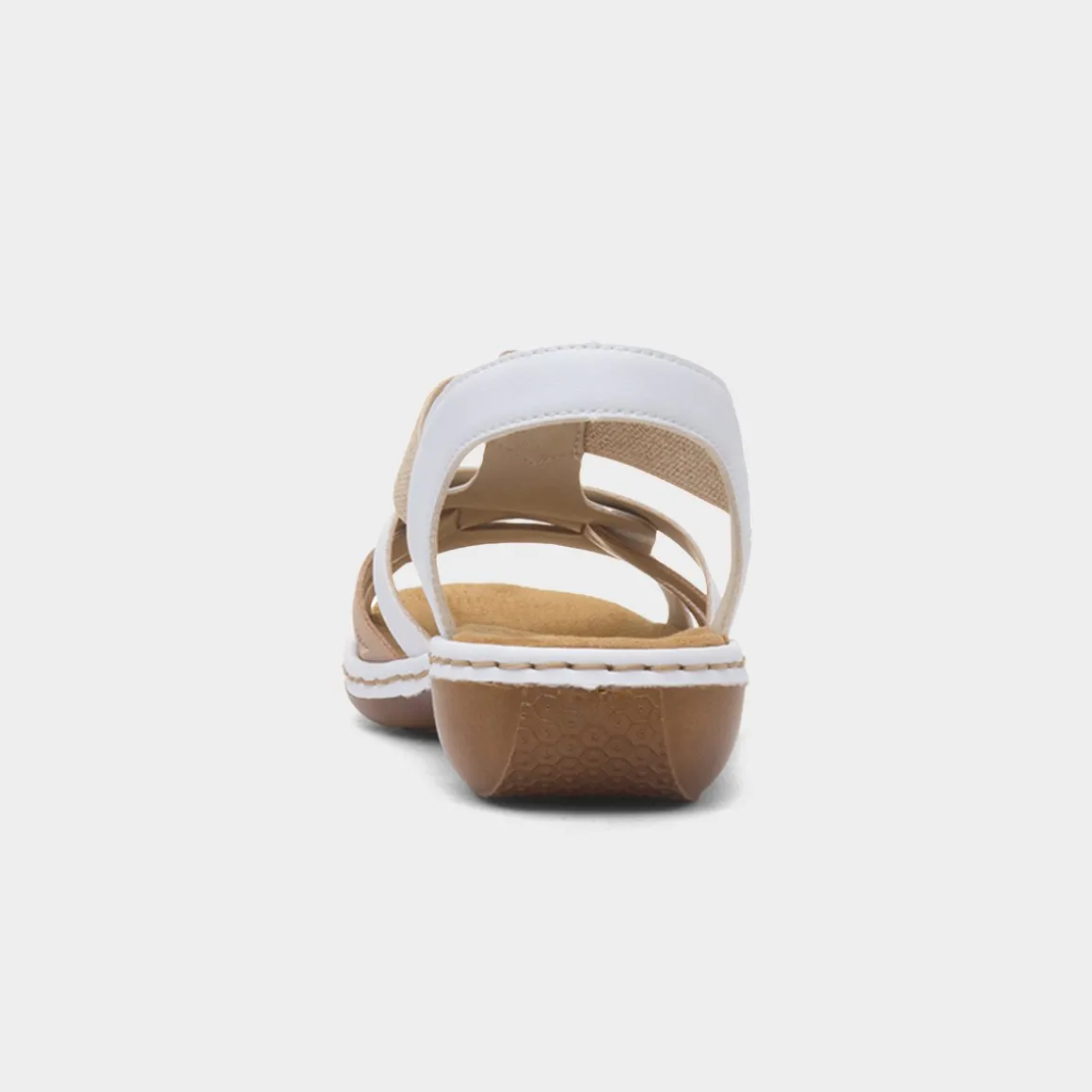 Rieker Antistress Womens White Strappy Sandal