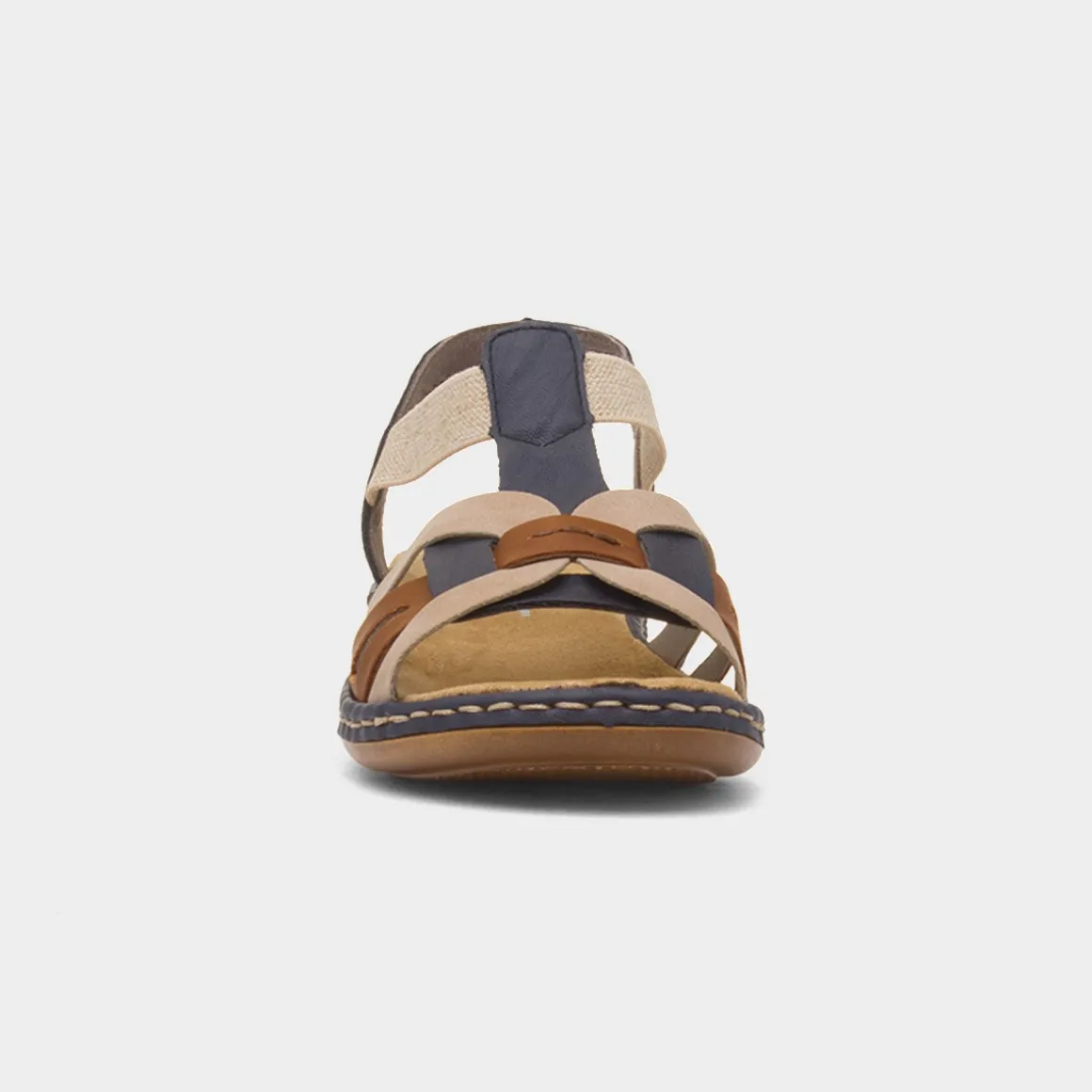 Rieker Antistress Womens Nude Strappy Sandal