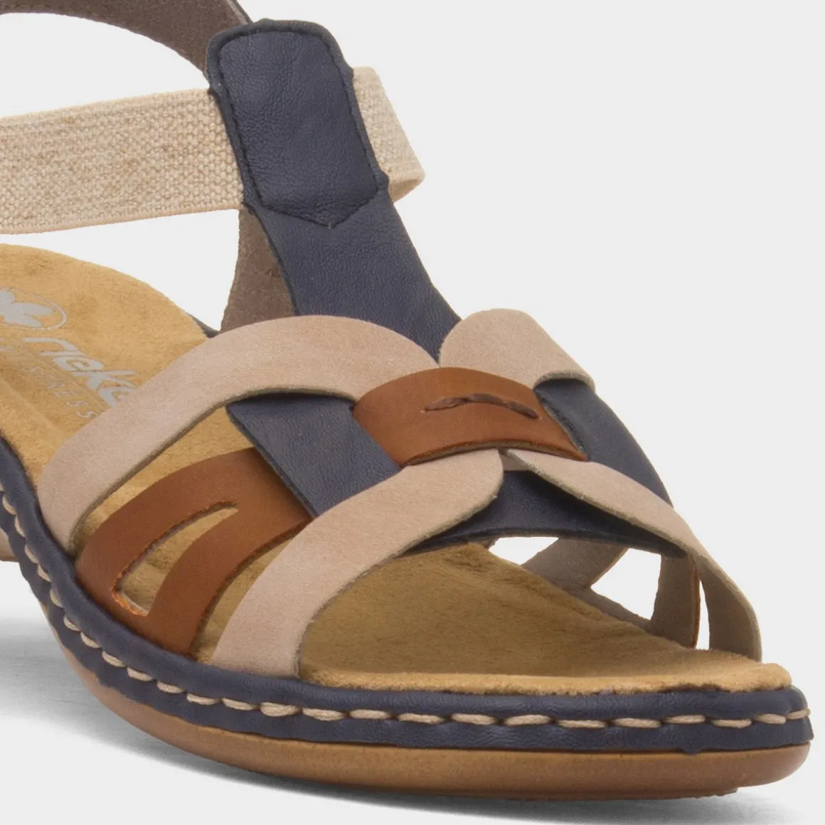 Rieker Antistress Womens Nude Strappy Sandal