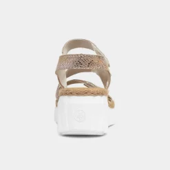 Rieker Antistress Womens Multi Wedge Sandal