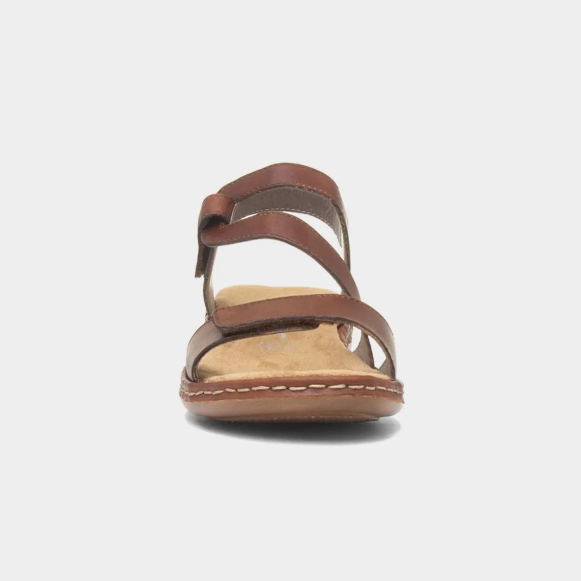 Rieker Antistress Womens Tan Leather Sandal
