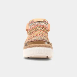 Rieker Antistress Womens Apricot Weave Sandal