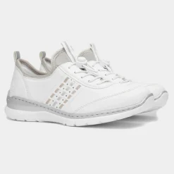 Rieker Antistress Womens White Toggle Shoe