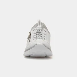 Rieker Antistress Womens White Slip On Shoe