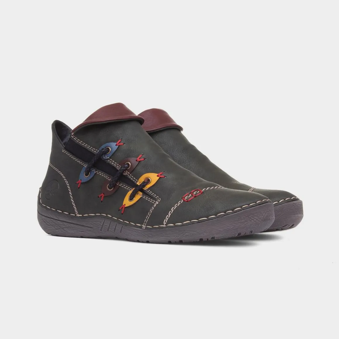 Rieker Antistress Womens Green Casual Shoes