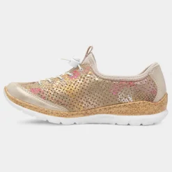 Rieker Antistress Womens Gold Casual Shoe