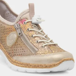 Rieker Antistress Womens Gold Casual Shoe