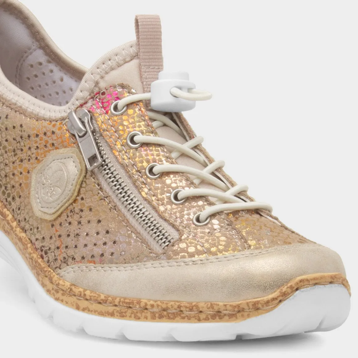 Rieker Antistress Womens Gold Casual Shoe