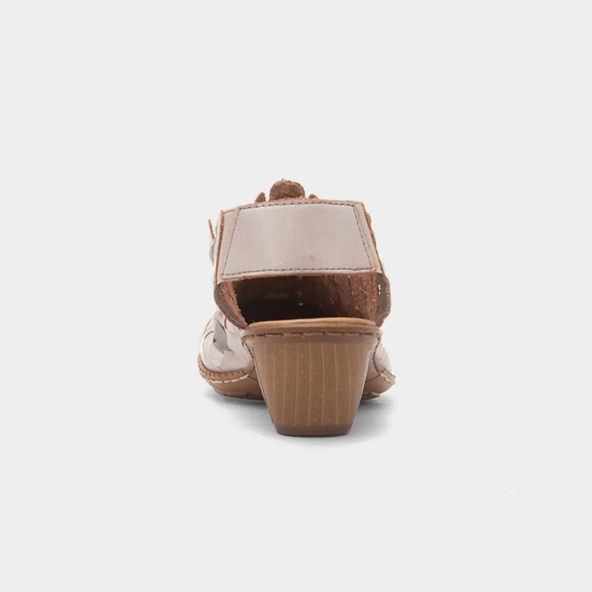 Rieker Antistress Womens Beige Heeled Shoe