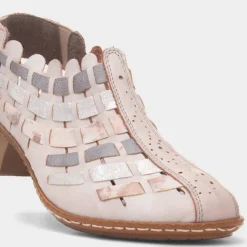 Rieker Antistress Womens Beige Heeled Shoe
