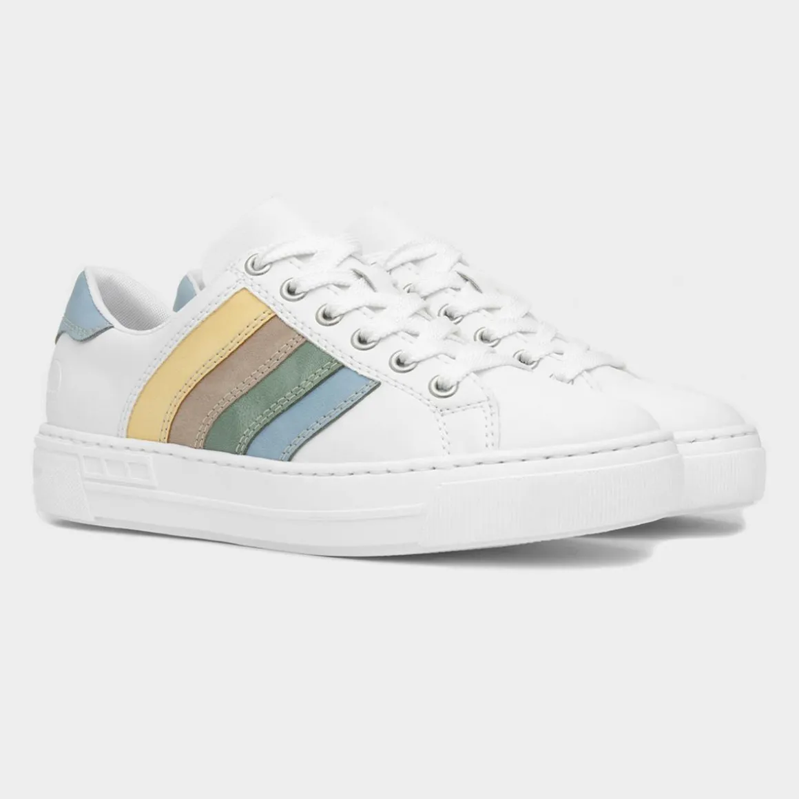 Rieker Antistress Womens White Casual Shoe