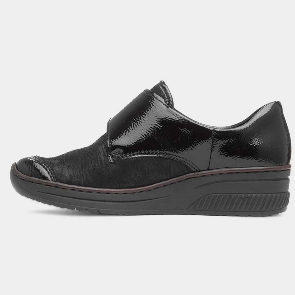 Rieker Antistress Womens Black Leather Shoe
