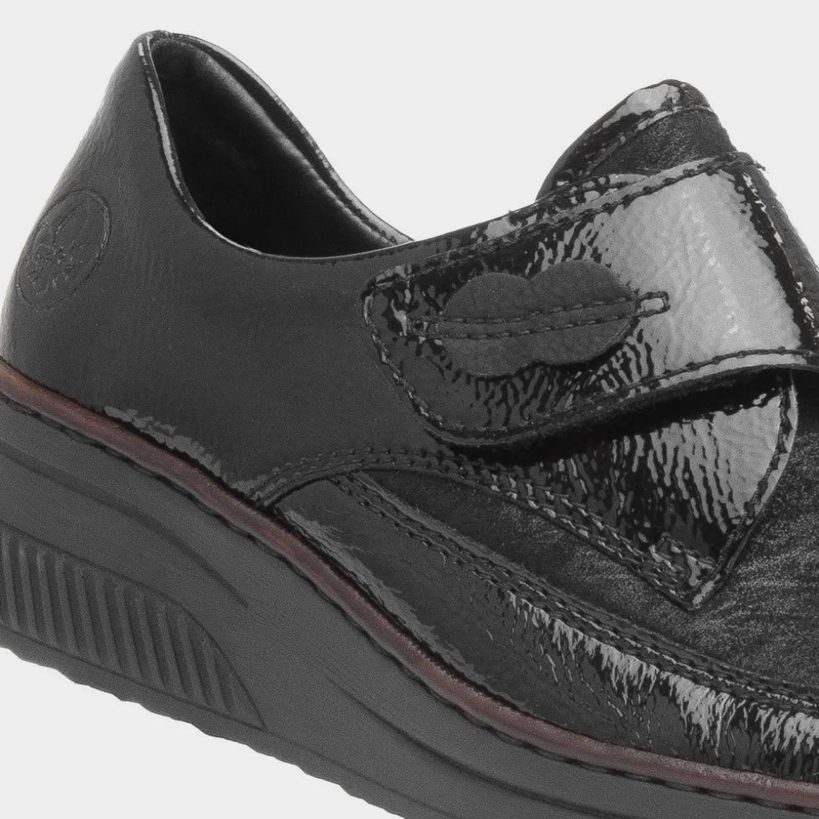 Rieker Antistress Womens Black Leather Shoe