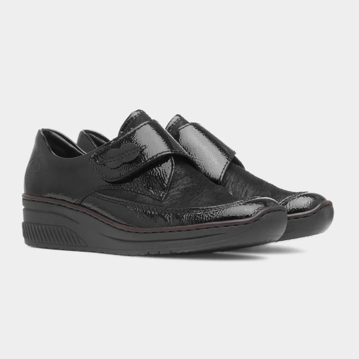 Rieker Antistress Womens Black Leather Shoe