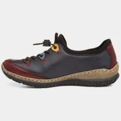 Rieker Munich Womens Navy Lace Up Shoe