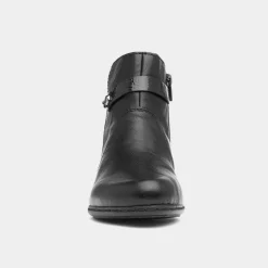 Rieker Womens Black Zip Ankle Boot
