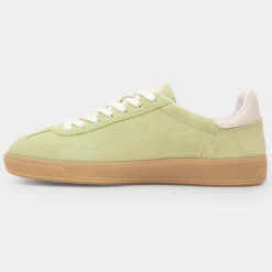 Rieker Womens Green Suede Shoe