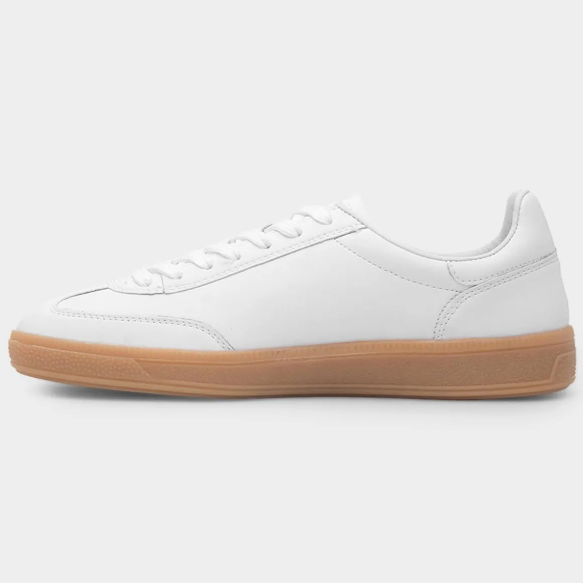 Rieker Womens White Leather Shoe