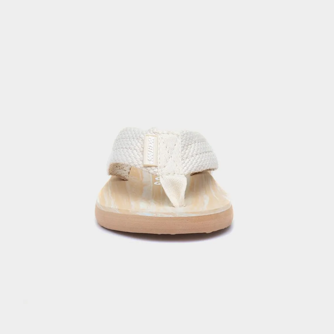 Rocket Dog Adios Womens Beige Webbing Flip Flop