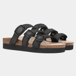 Rocket Dog Astor Womens Black Glitter Sandal