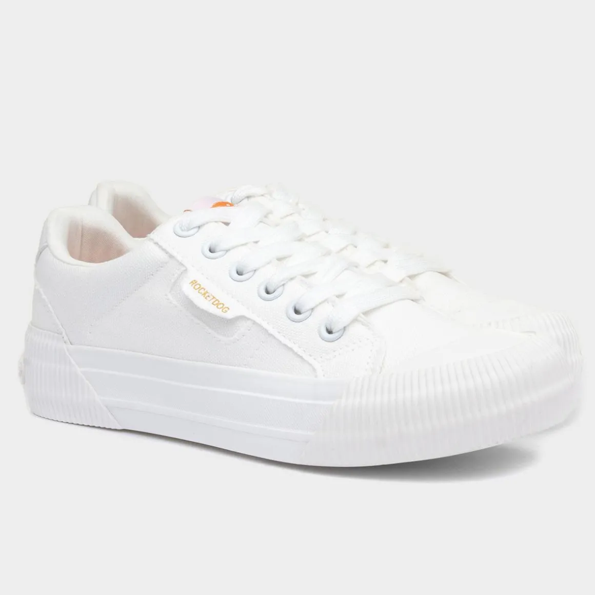 Rocket Dog Cheery Womens White Canvas Shoe