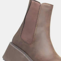 Rocket Dog Heyday Womens Brown Platform Ankle Boot
