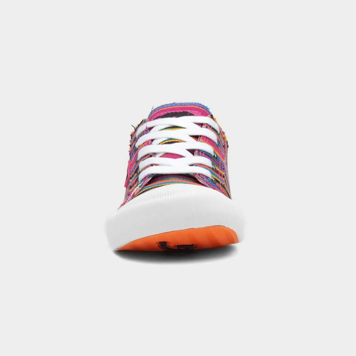 Rocket Dog Jazzin Aloe Womens Multi Stripe Canvas