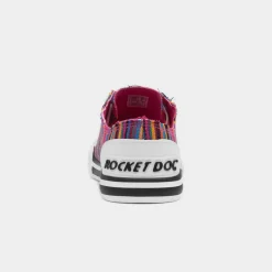 Rocket Dog Jazzin Aloe Womens Multi Stripe Canvas