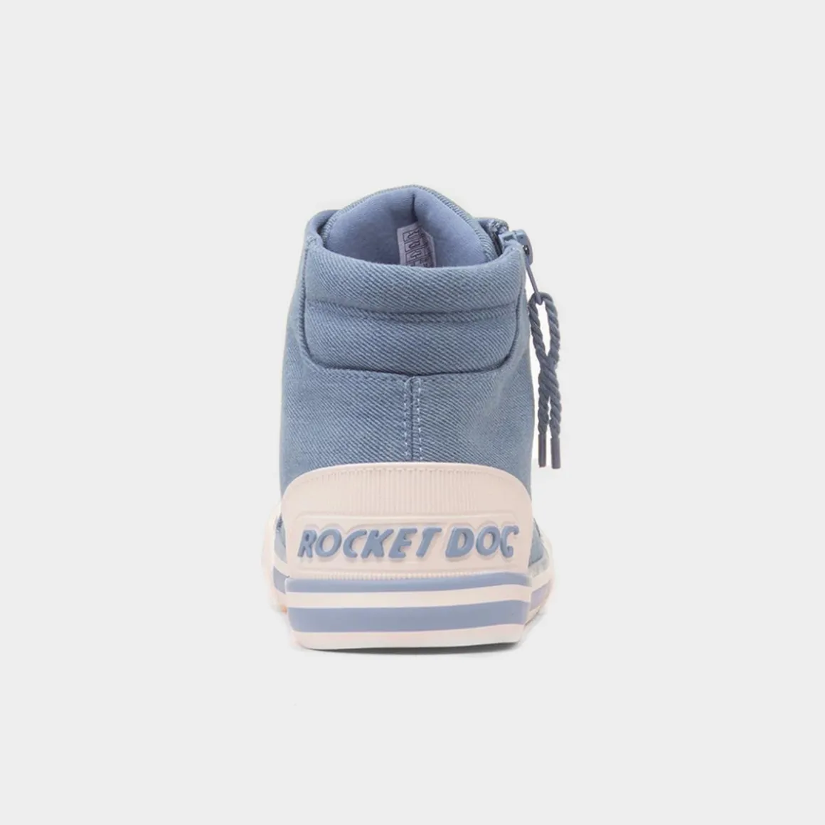 Rocket Dog Jazzin Hi Bondi Womens Blue Canvas