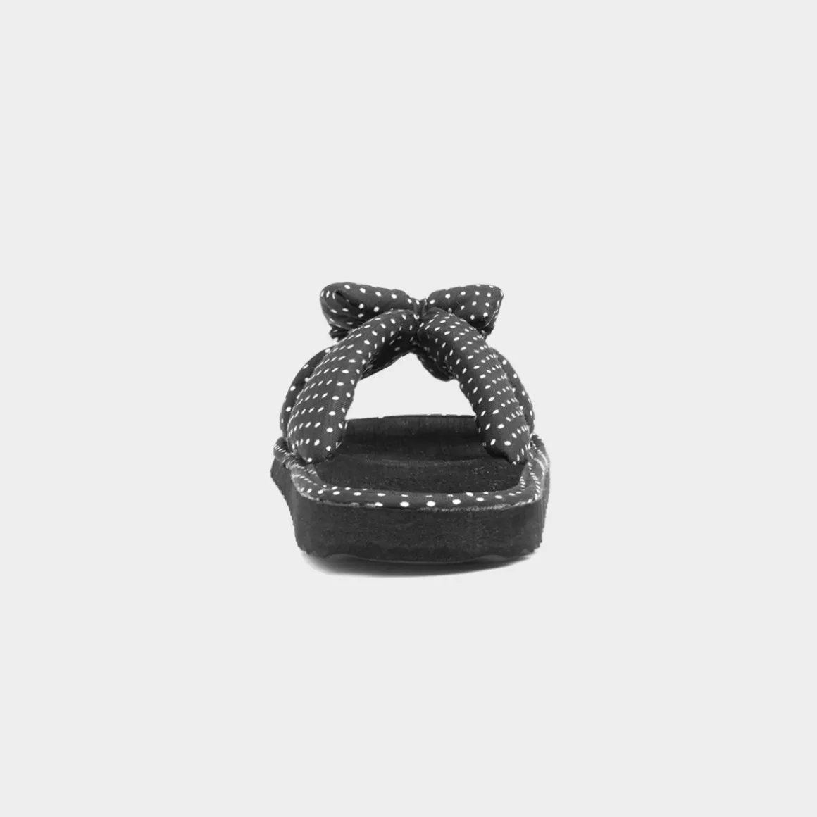 Sadie Womens Black Polka Dot Beach Mule