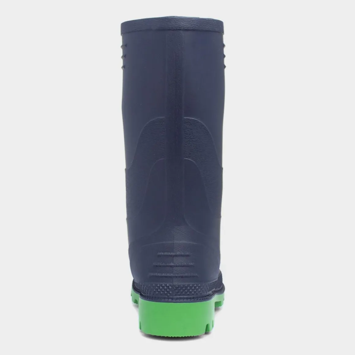 Shower Kids Navy and Lime Green Welly Size 10-6