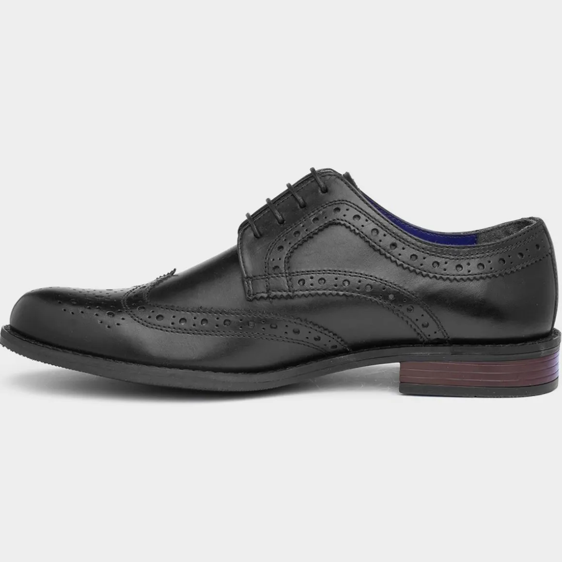 Silver Street Milton Mens Brogue Leather Shoe