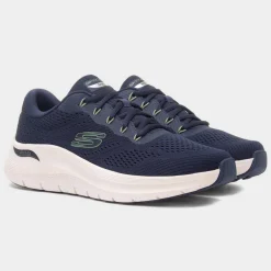 Skechers Arch Fit 2.0 Mens Navy Vegan Trainer