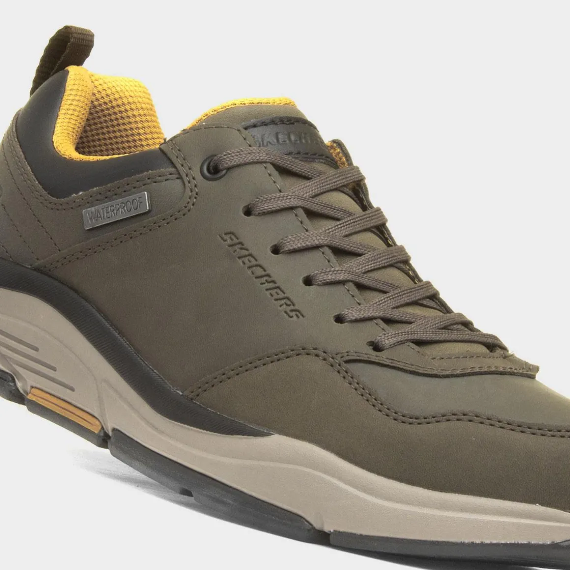 Skechers Benago Hombre Mens Green Trainer