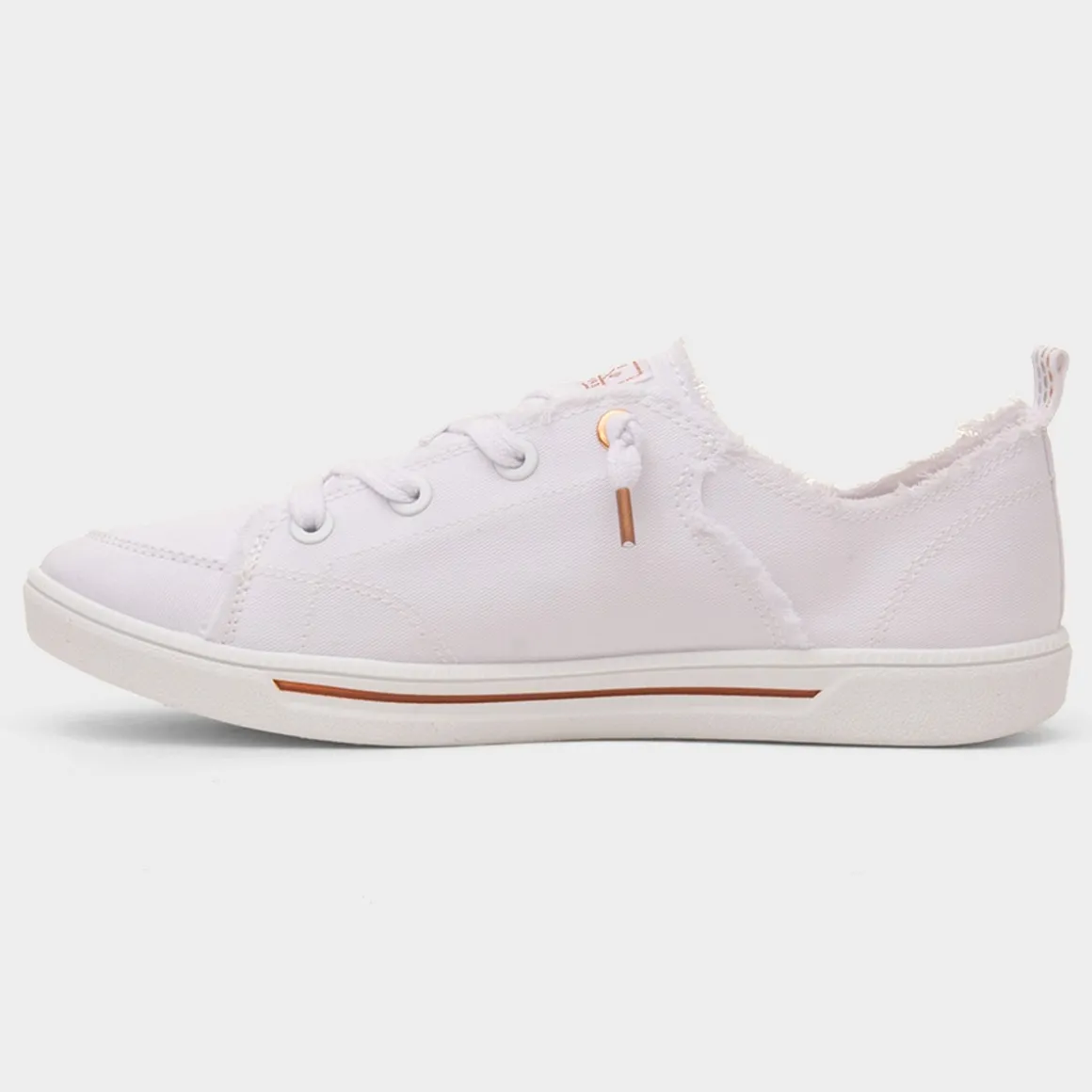 Skechers Bobs B Cute 2.0 Womens White Canvas