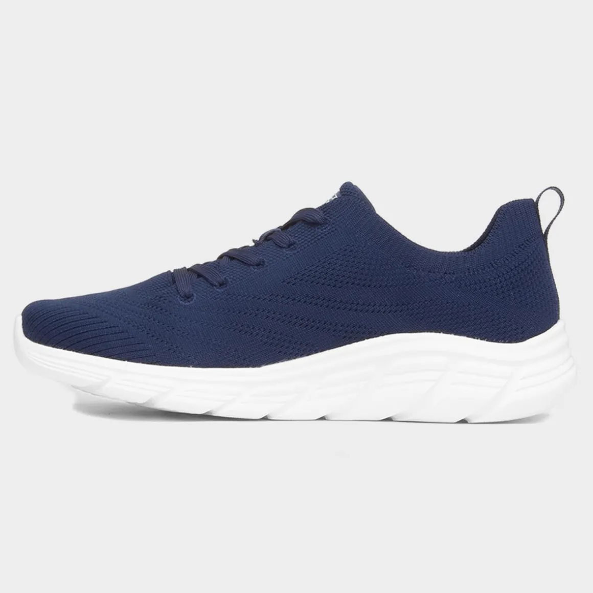 Skechers Bobs B Flex Womens Navy Knitted Trainer