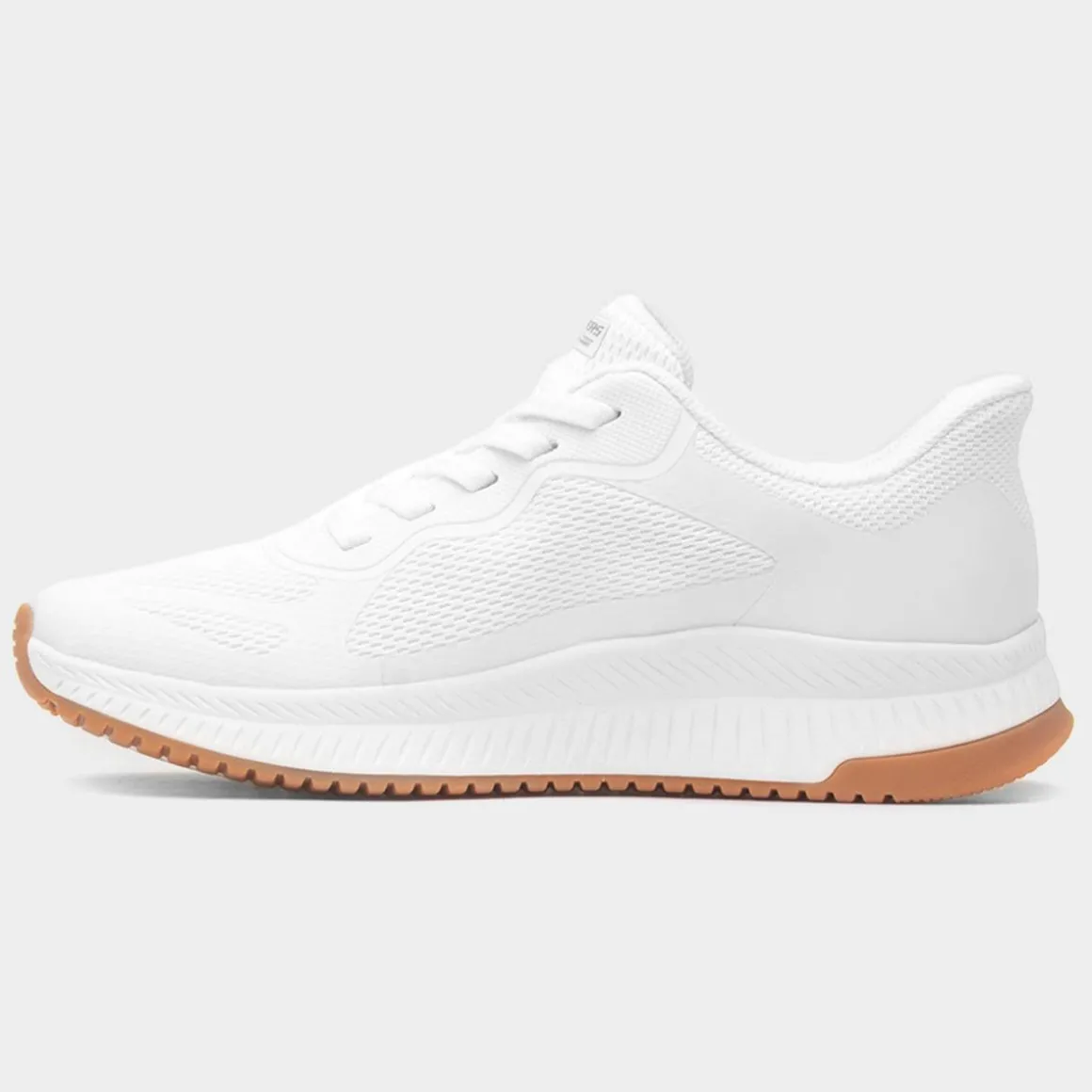 Skechers Bobs Squad Slip Ins Womens White Trainer