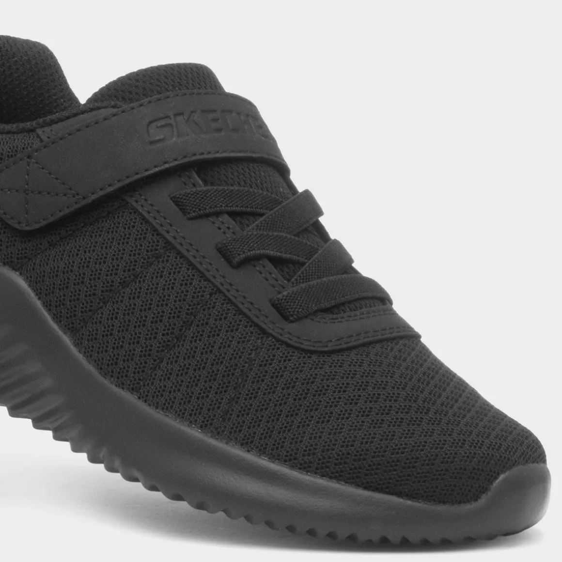 Skechers Bounder Baronik Kids Black Trainer