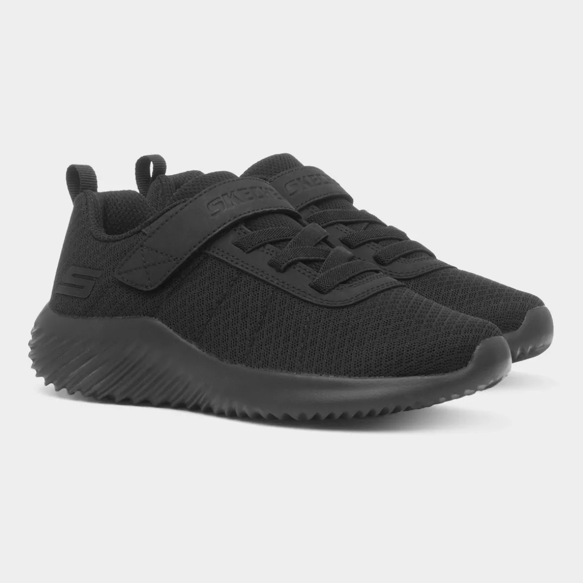 Skechers Bounder Baronik Kids Black Trainer