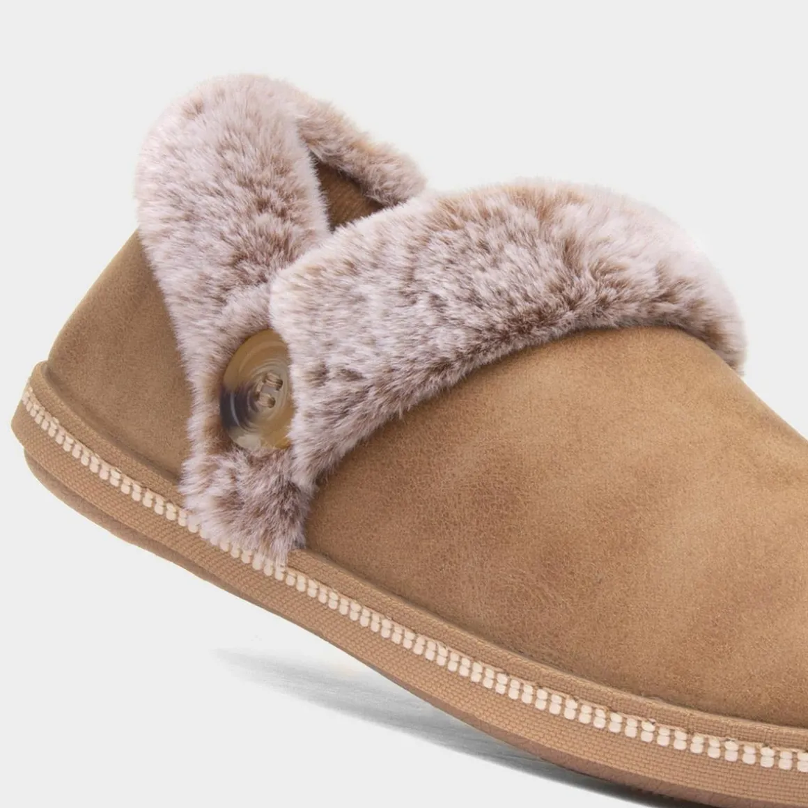 Skechers Cosy Campfire Womens Tan Slipper
