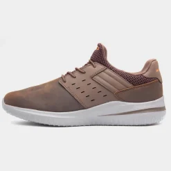 Skechers Delson 3.0 Ezra Mens Brown Shoe