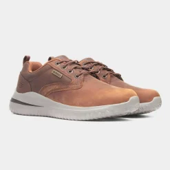 Skechers Delson 3.0 Glavine Mens Chestnut Shoe