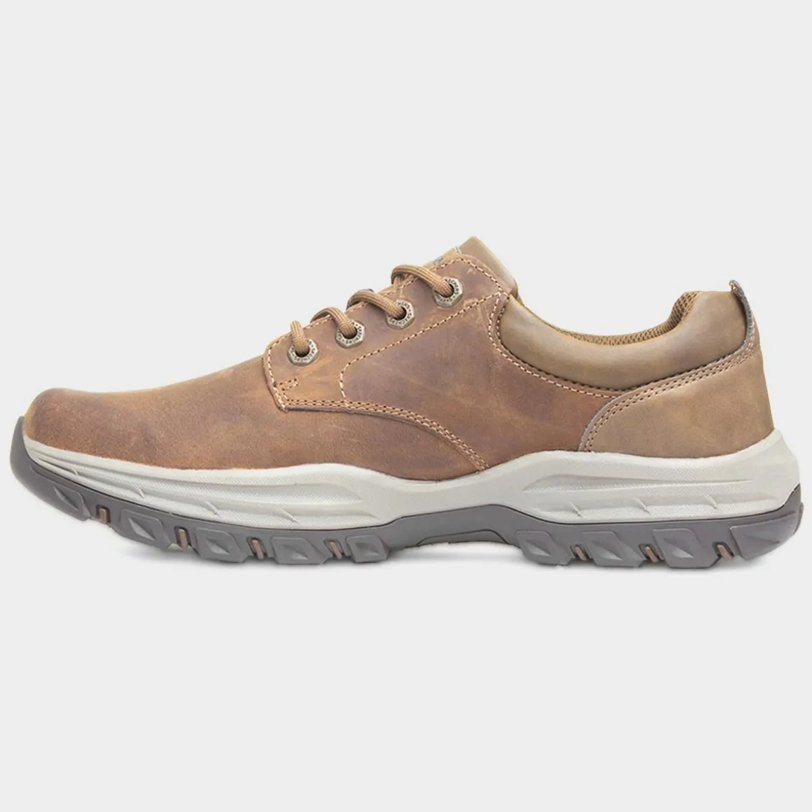 Skechers Desert Knowlson Leland Mens Brown Shoe