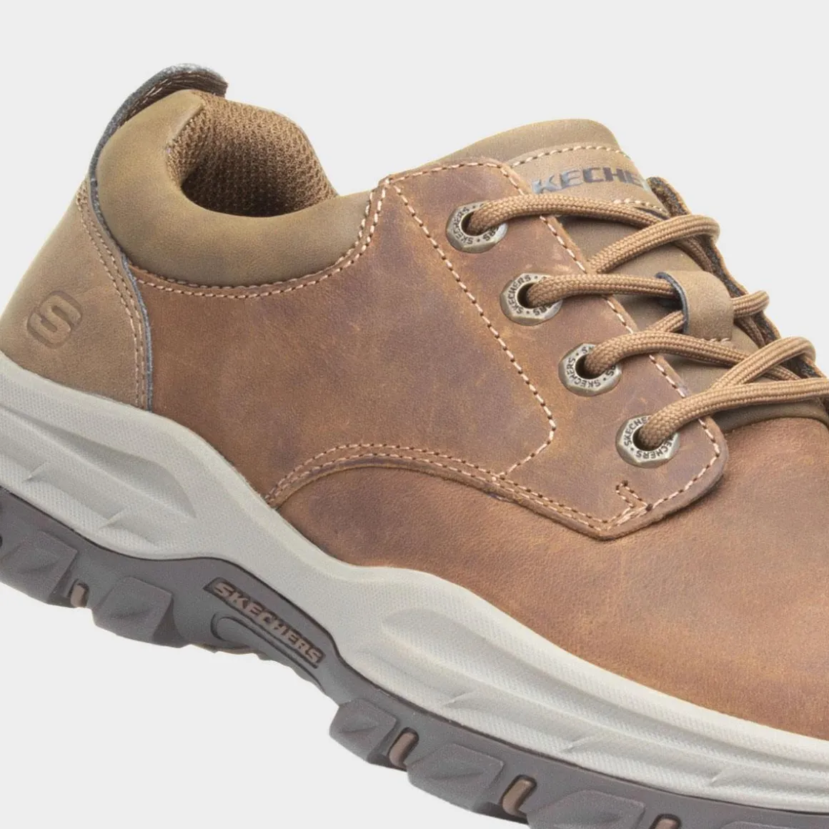 Skechers Desert Knowlson Leland Mens Brown Shoe