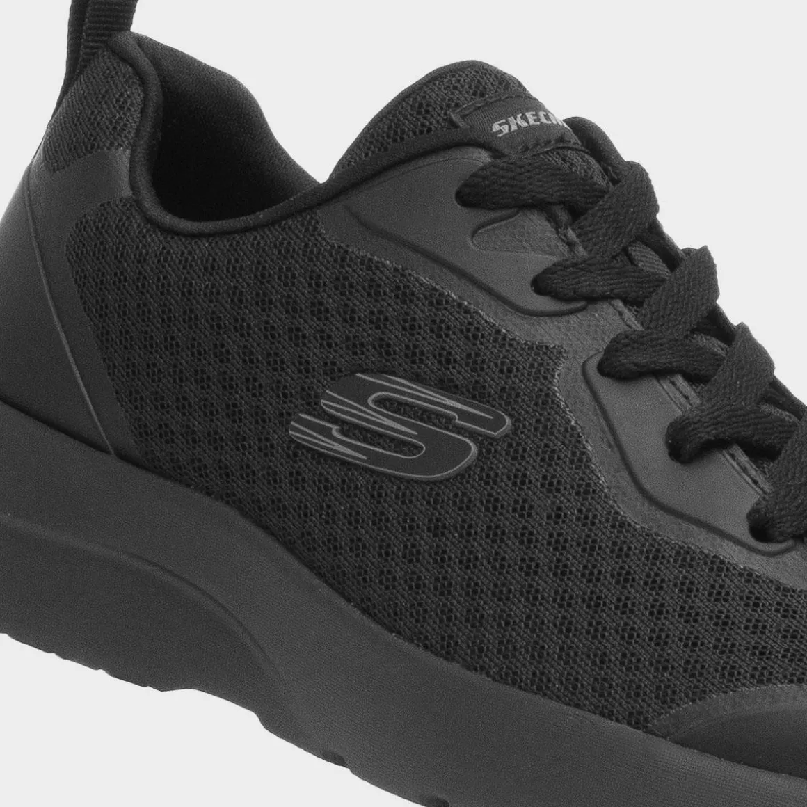 Skechers Dynamight 2.0 Womens Black Mesh Trainer