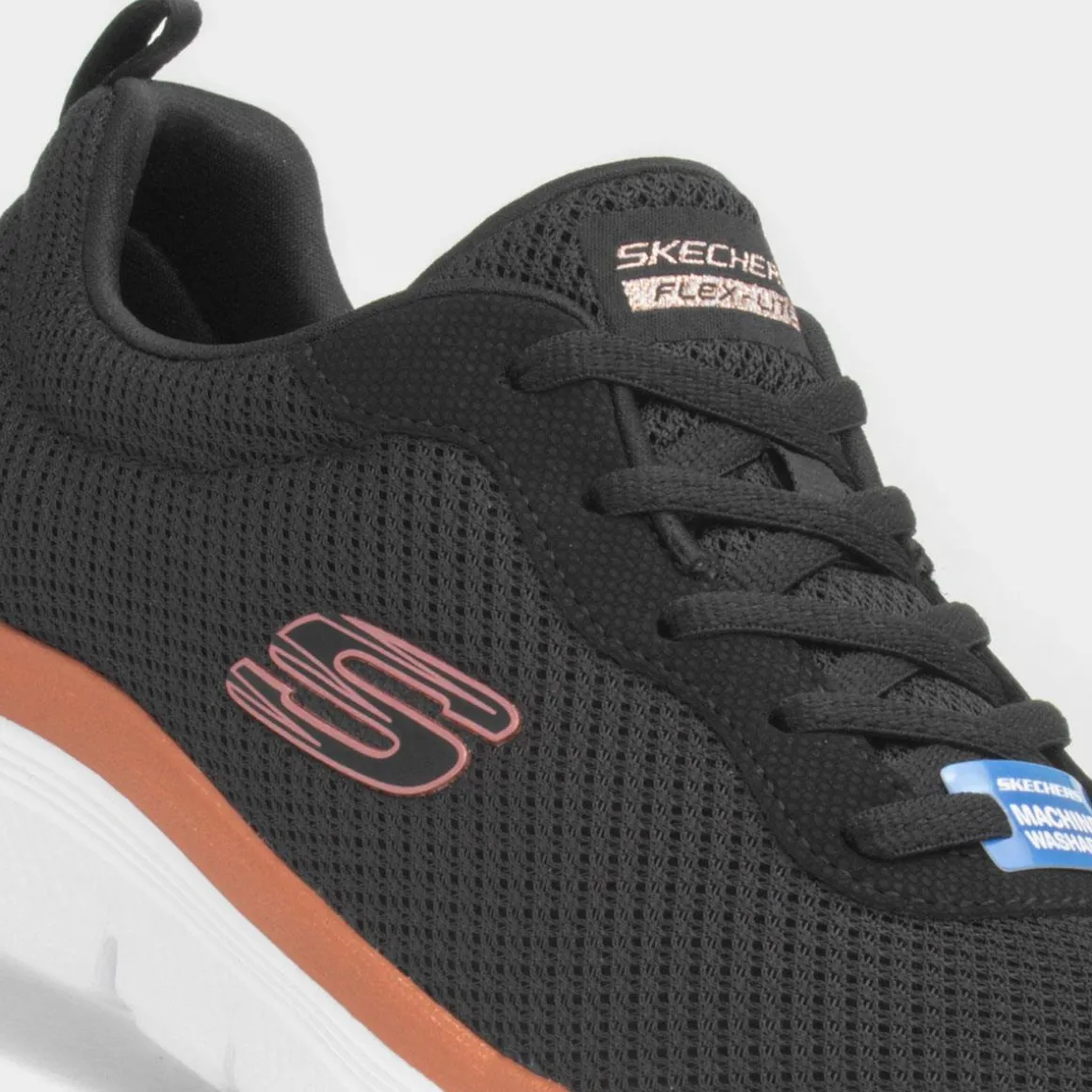 Skechers Flex Appeal 4.0 Womens Black Trainer